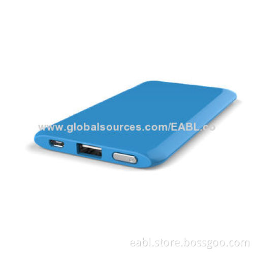 Car Charger/Adapter with Power Bank, 5,000mAh Lithium Polymer Battery, OEM/ODM, Colorful, Super thin